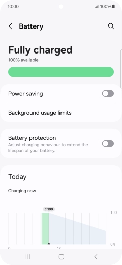 Press Power saving. Press Power saving.