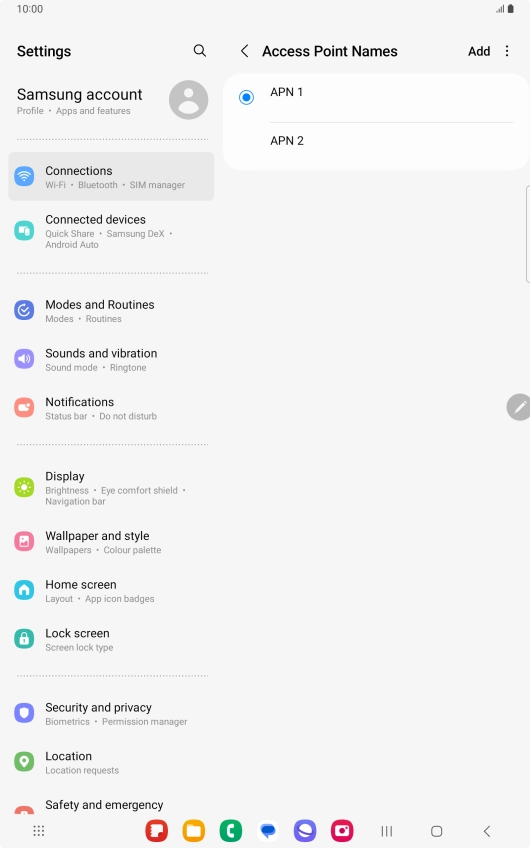 Press the Home key to return to the home screen. Press the Home key to return to the home screen.