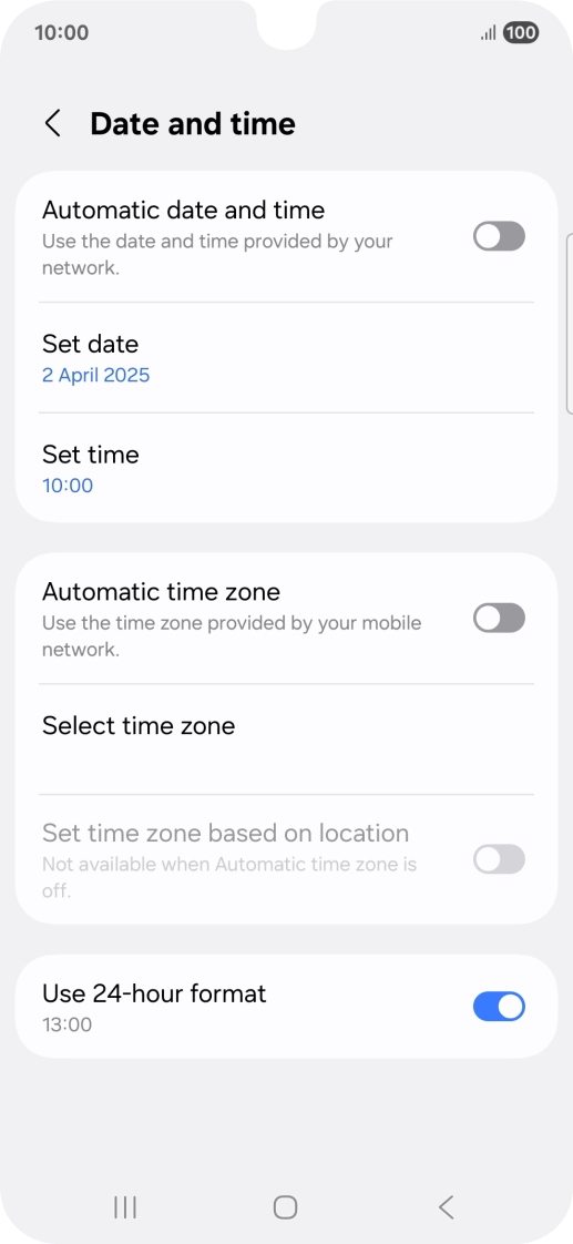 Press the indicator next to Press the indicator next to