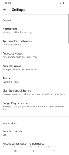 Press Auto-update apps. Press Auto-update apps.