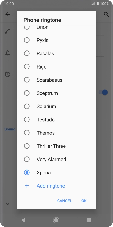 Press Add ringtone. Press Add ringtone.