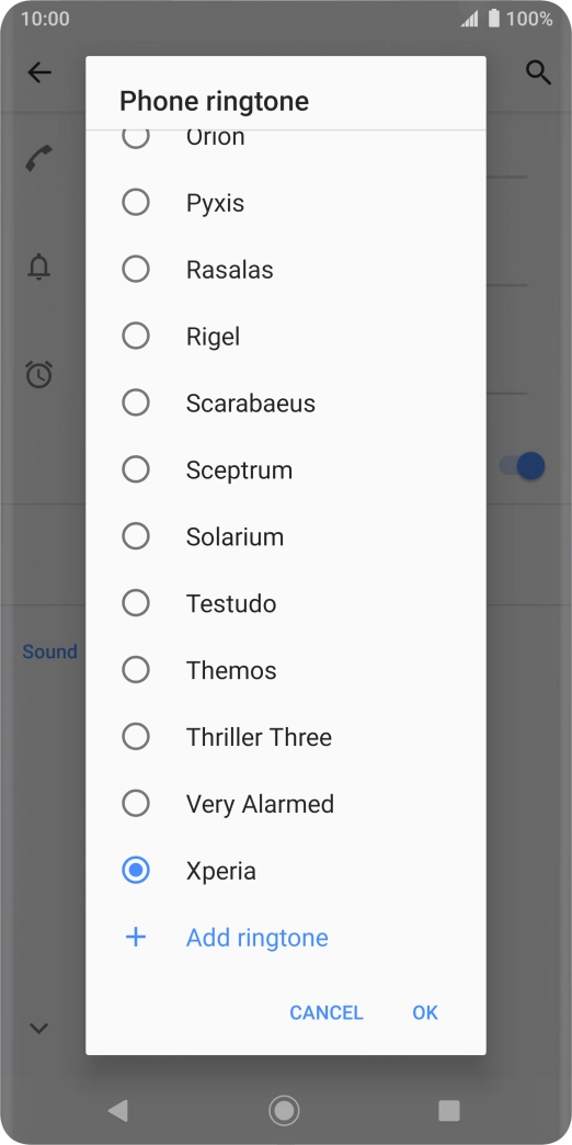 Press Add ringtone. Press Add ringtone.
