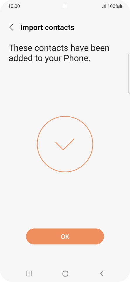 Press OK. Press OK.