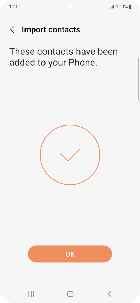 Press OK. Press OK.