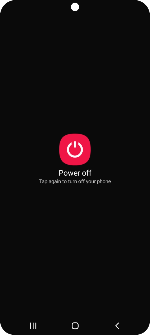 Press Power off. Press Power off.