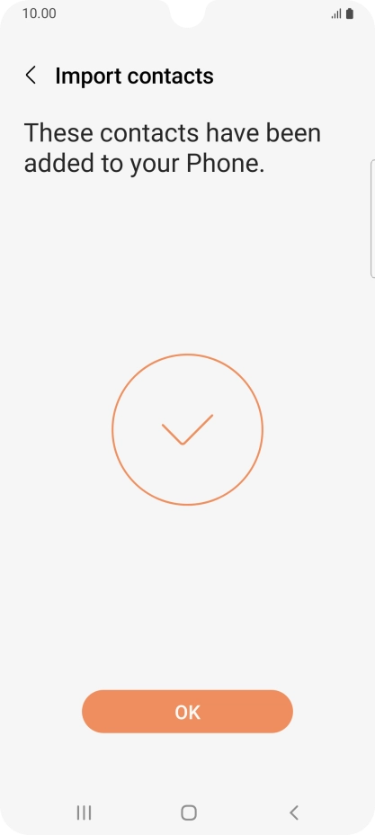 Press OK. Press OK.