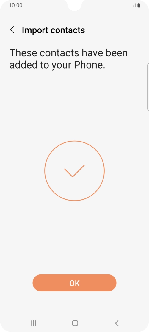 Press OK. Press OK.