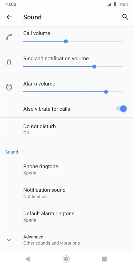 Press Phone ringtone. Press Phone ringtone.