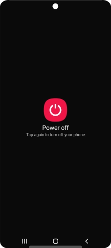 Press Power off. Press Power off.