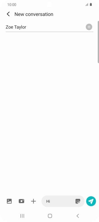 Press the picture icon. Press the picture icon.