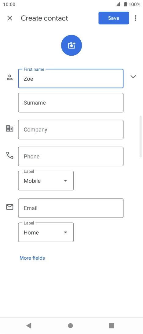 Press Surname and key in the required last name. Press Surname and key in the required last name.