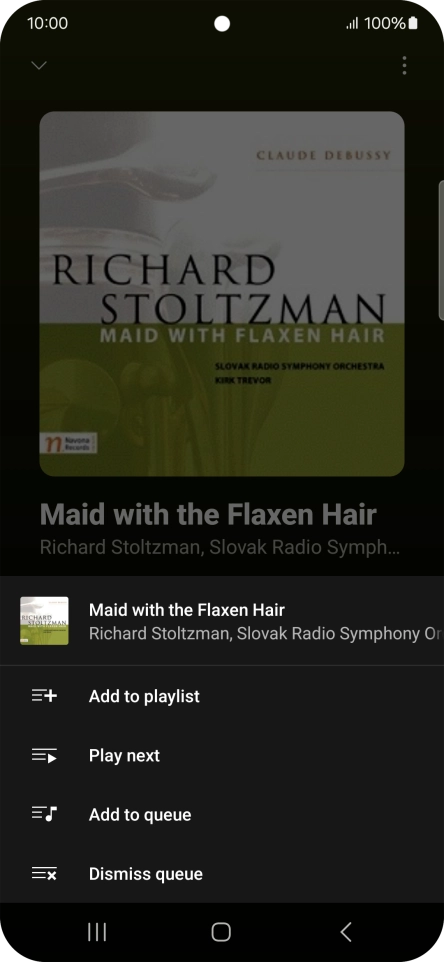 Press Add to playlist. Press Add to playlist.
