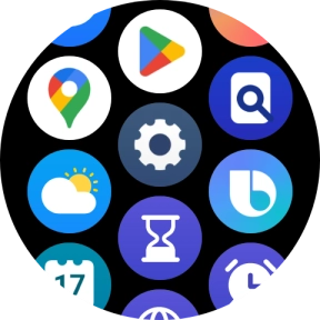 Press the settings icon. Press the settings icon.