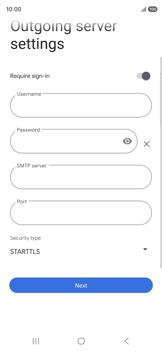 Press the indicator next to Press the indicator next to