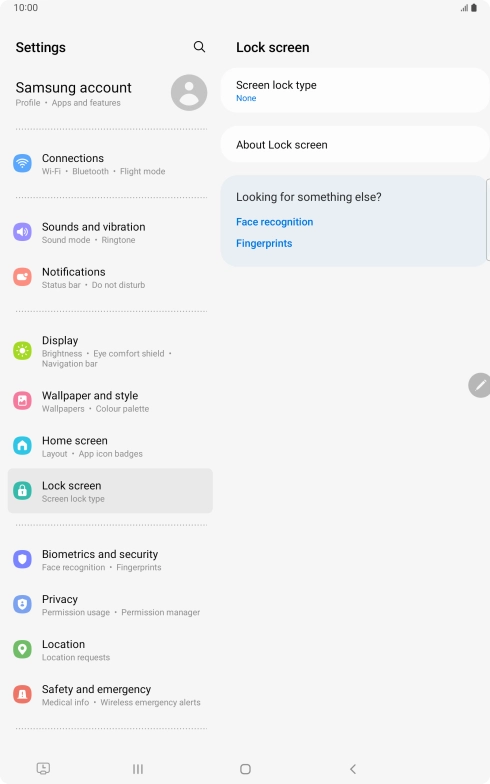 Press the Home key to return to the home screen. Press the Home key to return to the home screen.