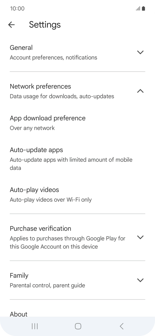 Press Auto-update apps. Press Auto-update apps.