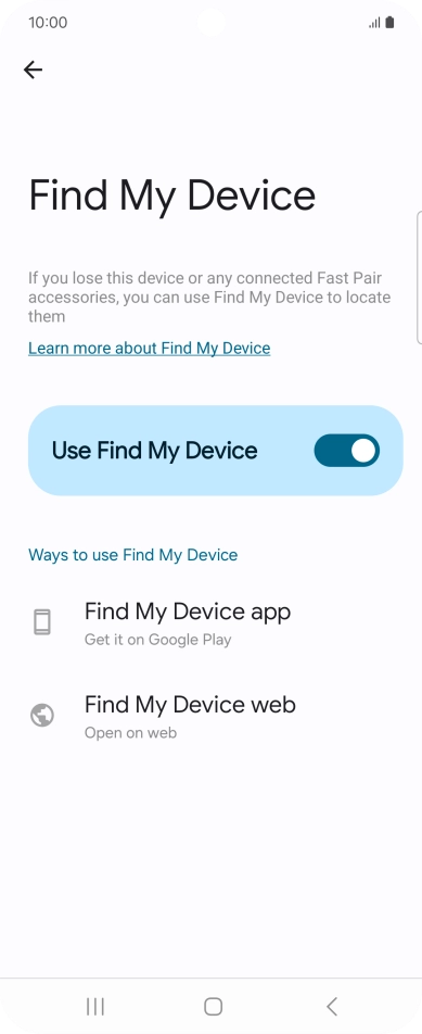 Press the Home key to return to the home screen. Press the Home key to return to the home screen.