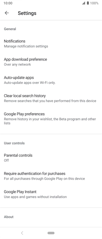 Press Auto-update apps. Press Auto-update apps.