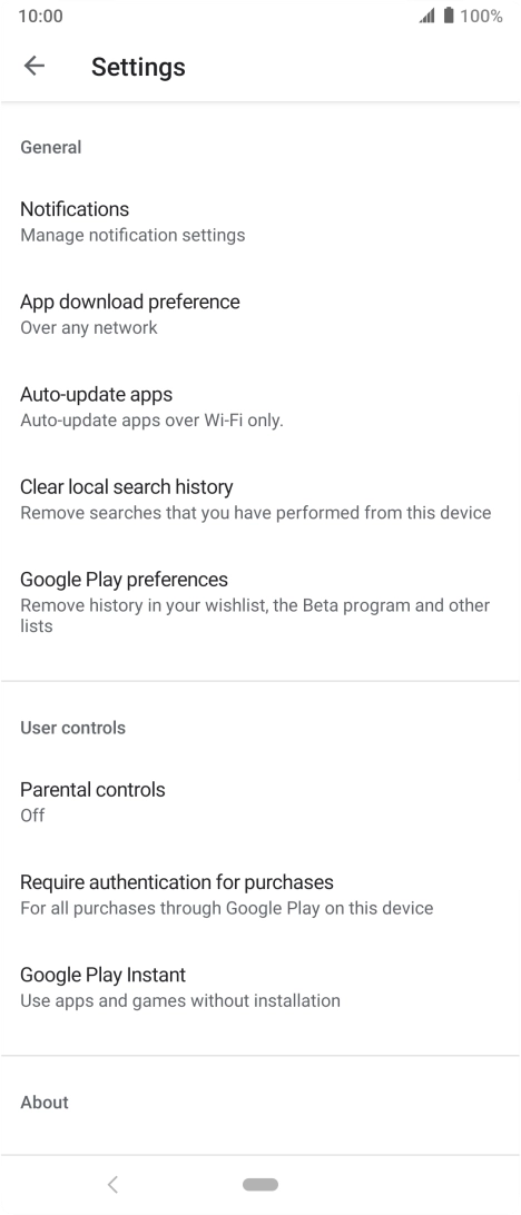 Press Auto-update apps. Press Auto-update apps.