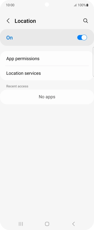 Press App permissions. Press App permissions.