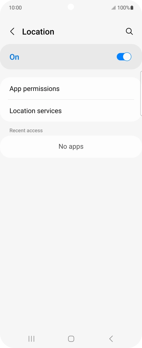 Press App permissions. Press App permissions.