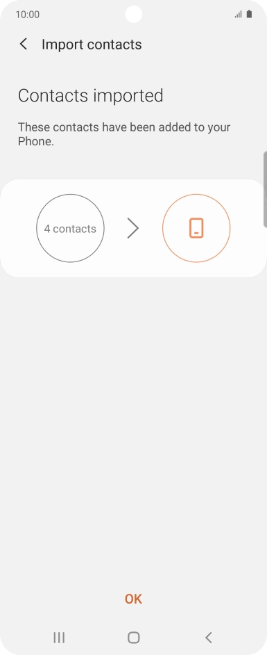 Press OK. Press OK.