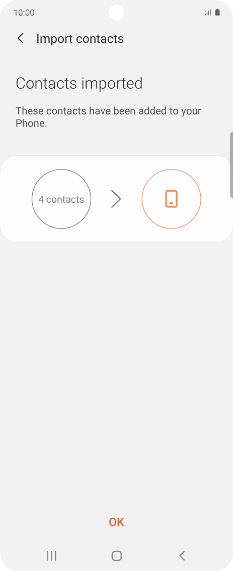 Press OK. Press OK.