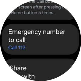 Press Emergency number to call. Press Emergency number to call.