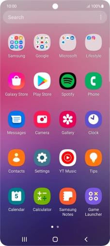 Press Samsung. Press Samsung.