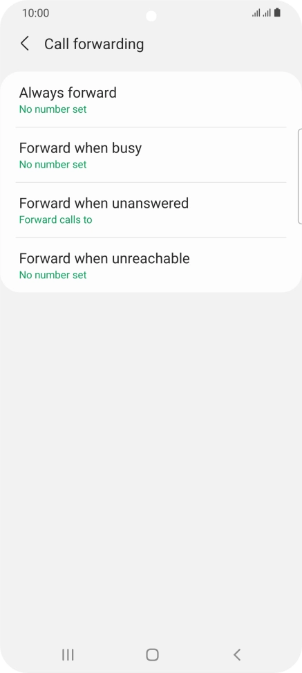Press the Home key to return to the home screen. Press the Home key to return to the home screen.