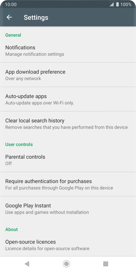 Press Auto-update apps. Press Auto-update apps.
