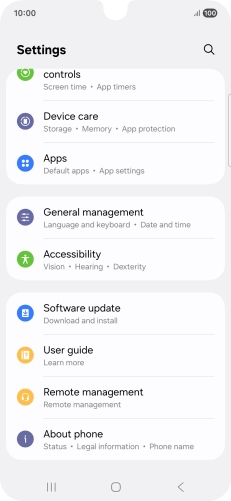 Press Software update. Press Software update.