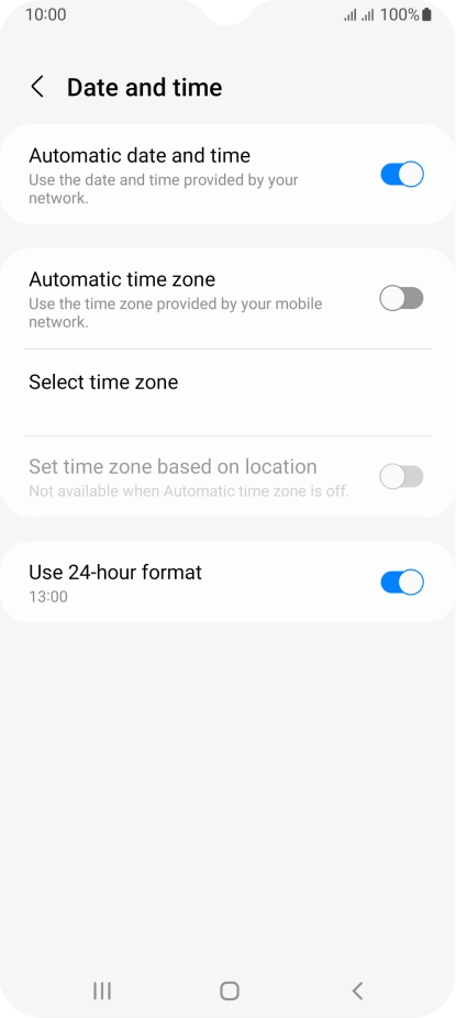 Press the indicator next to Press the indicator next to