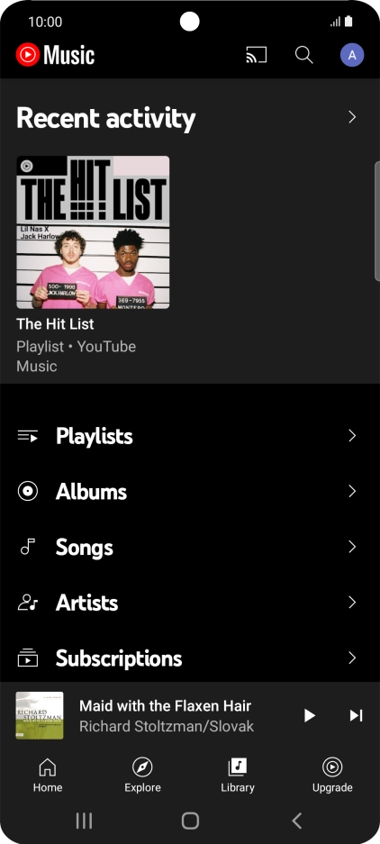 Press the required category and go to the required audio file. Press the required category and go to the required audio file.