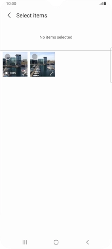 Press the required picture. Press the required picture.