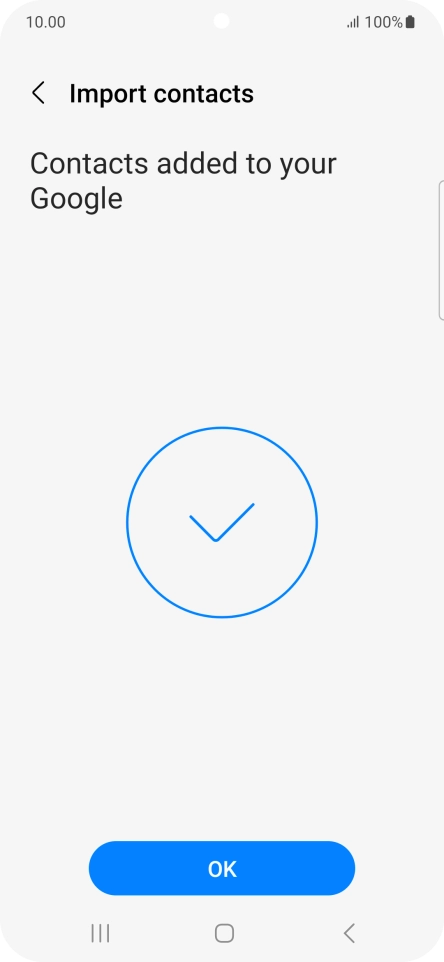 Press OK. Press OK.