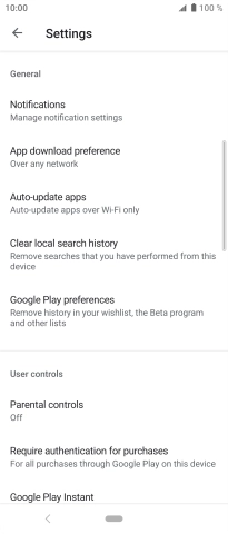 Press Auto-update apps. Press Auto-update apps.