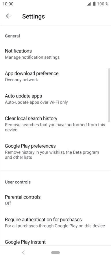 Press Auto-update apps. Press Auto-update apps.
