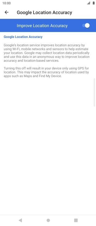 Press the indicator next to Press the indicator next to