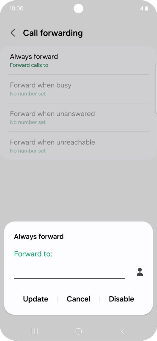 Press Disable. Press Disable.