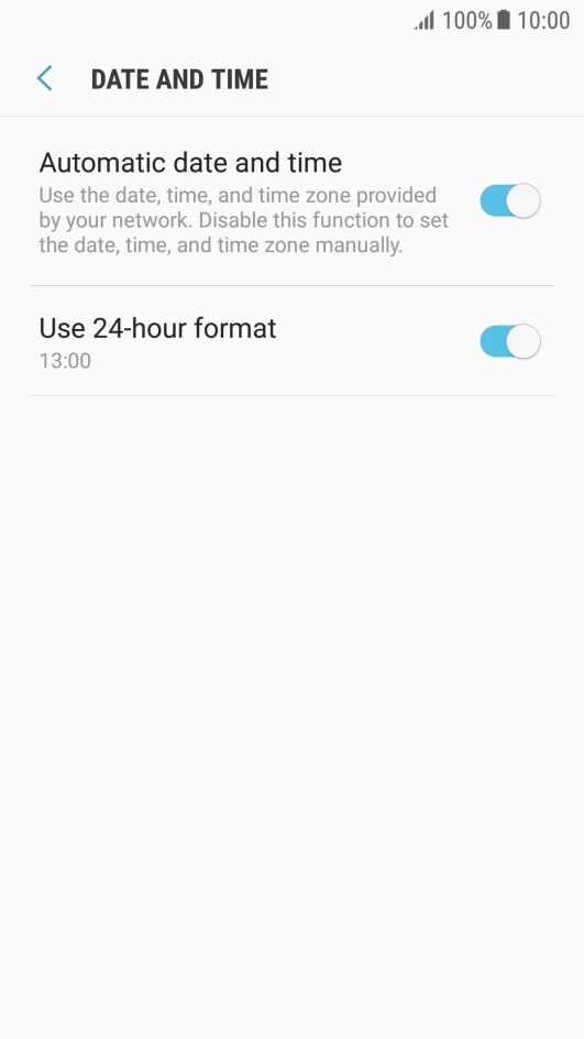 Press the Home key to return to the home screen. Press the Home key to return to the home screen.