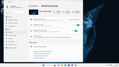 Click Manage sync settings. Click Manage sync settings.