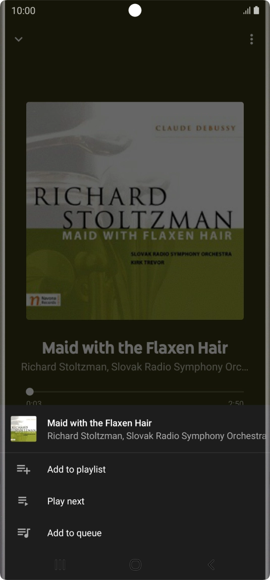 Press Add to playlist. Press Add to playlist.