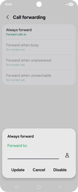 Press Disable. Press Disable.