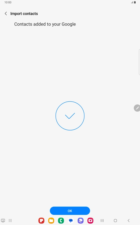 Press OK. Press OK.