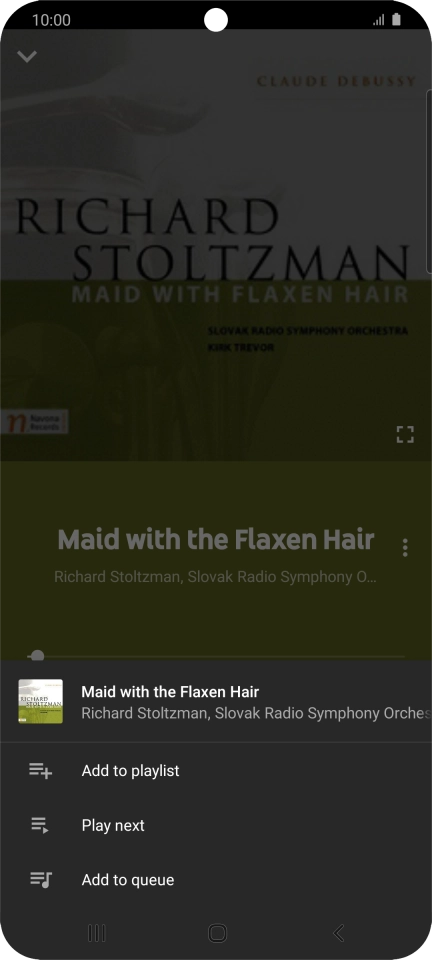 Press Add to playlist. Press Add to playlist.