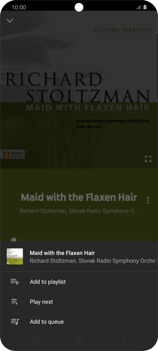Press Add to playlist. Press Add to playlist.