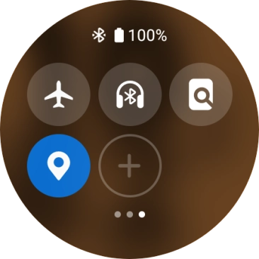 Press the find my phone icon to send a signal to your phone. Press the find my phone icon to send a signal to your phone.