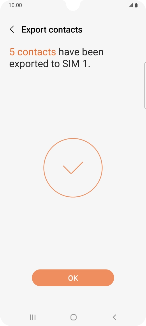 Press OK. Press OK.