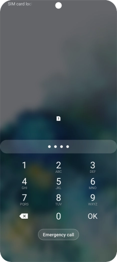 If you're asked to key in your PIN, do so and press OK. The default PIN is 1111. If you're asked to key in your PIN, do so and press OK. The default PIN is 1111.